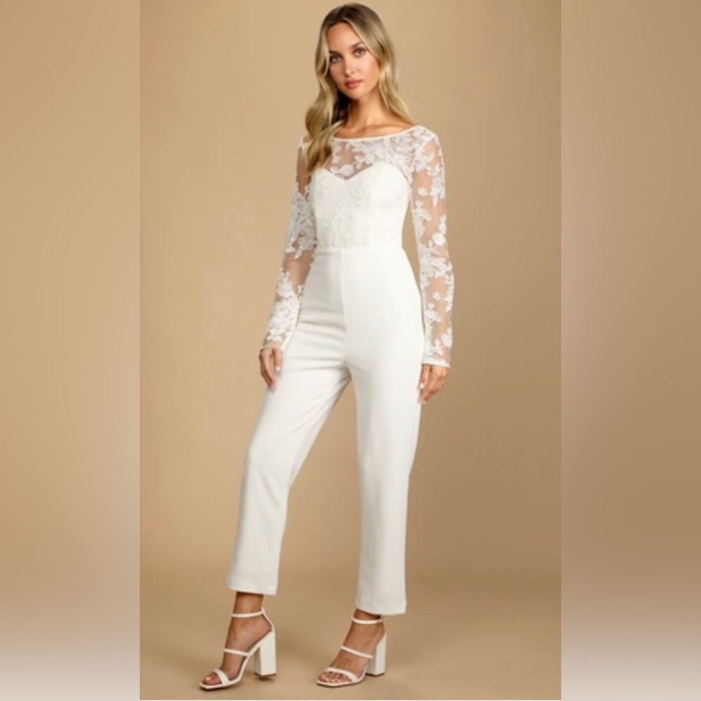 Lulus White Jumpsuit